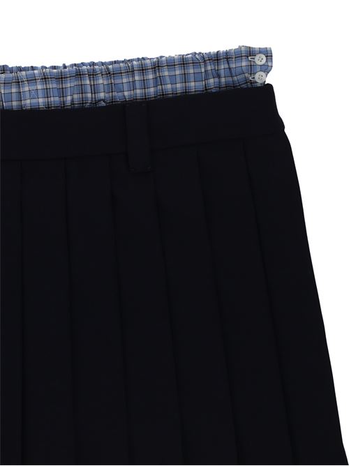 Pleated mini skirt MIU MIU | MG2388S-OOO11ADF0008